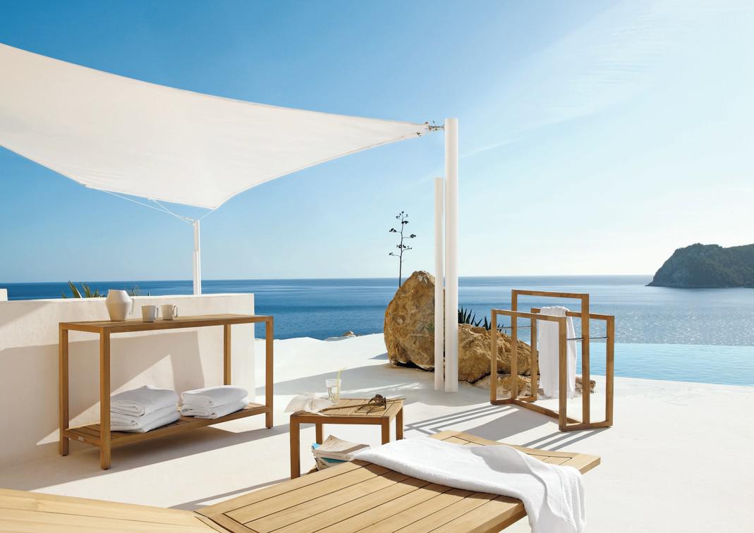 MNST109 Журнальные столики teak 152см x 152см Manutti Siena - Вид №4