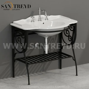 PA072 Напольная структура 85 см черная Globo Paestum Италия