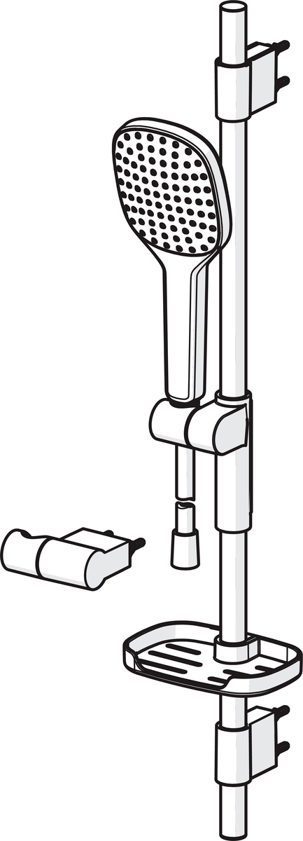 Oras 431 Душевой комплект 431 Hydractiva Style Хром  - Вид №2