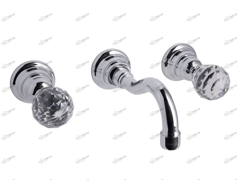 F5081/5C Смеситель для раковины на 3 отверстия настенный FIMA CARLO FRATTINI Elizabeth Chic 