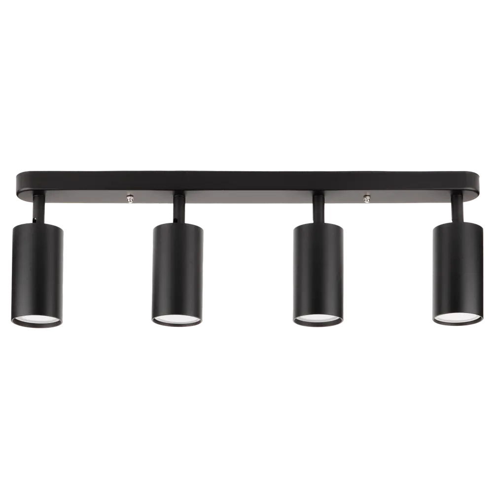 Поворотный спот RITTER Arton на 4 лампы GU10 в чёрном исполнении 83979307 STLM-0045776 - Вид №1