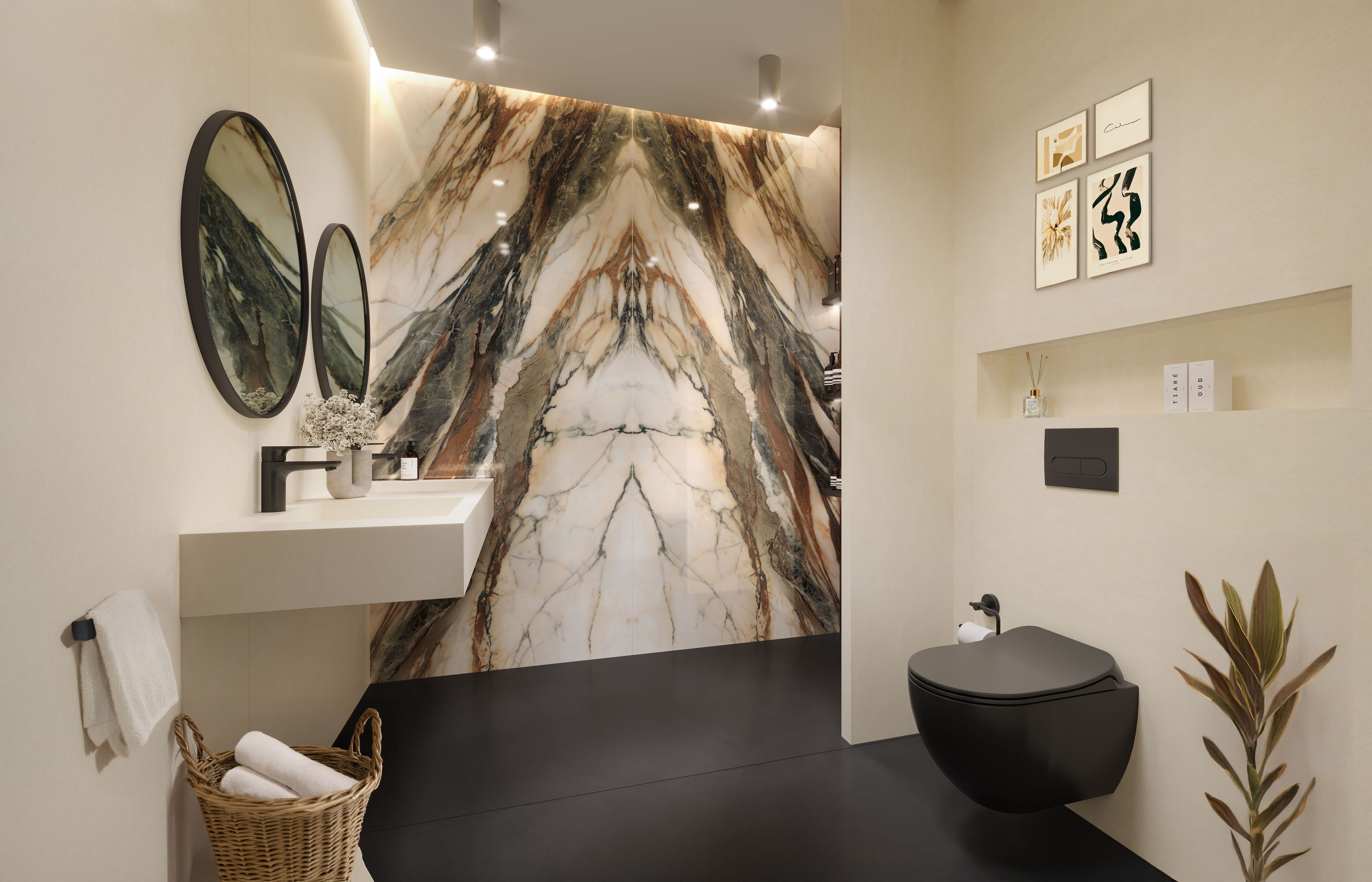 Пол / керамогранит с мраморным эффектом Kaleseramik плиты ARCH-00111760 - Вид №2