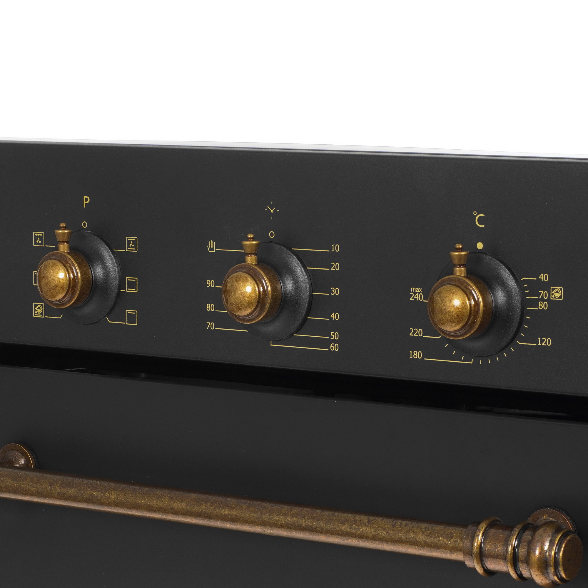 1197018 Электрический духовой шкаф MBS DE-453BL черный STDN-0035572 - Вид №3