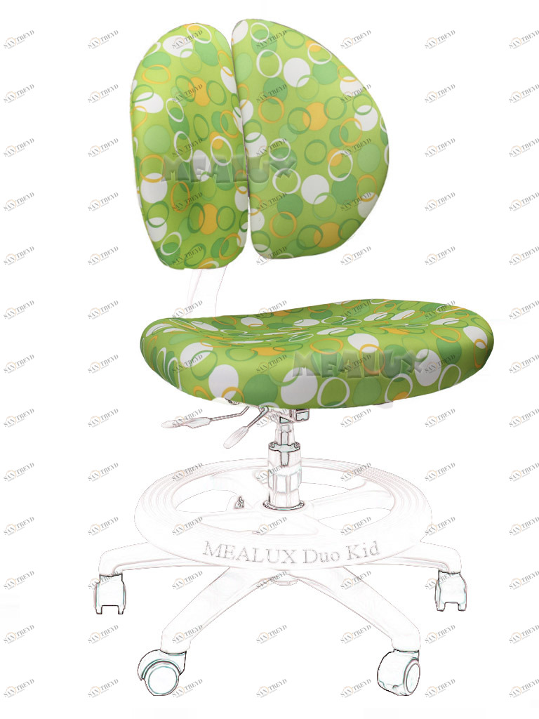 Чехол для кресла Duo-Kid зеленый с кольцами COMF-PRO  261315 Зеленый Santreyd 