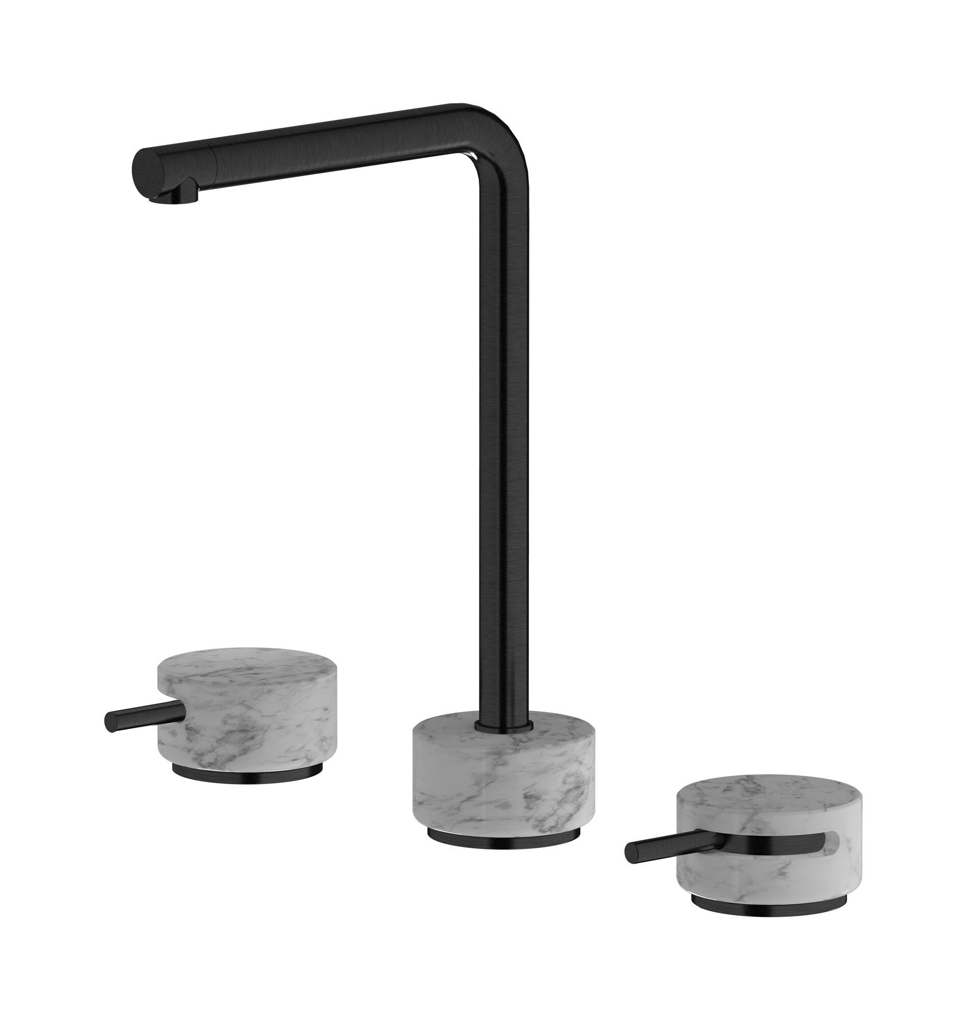 Смеситель для раковины с 3 отверстиями для мраморной столешницы IB мрамор + мрамор Elle ARCH-00027172 - Вид №4