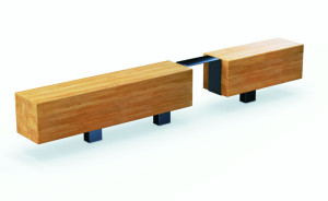 BRSN02.01.01-MS.LF БРАУН сингл 02, скамья парковая LAB.Space