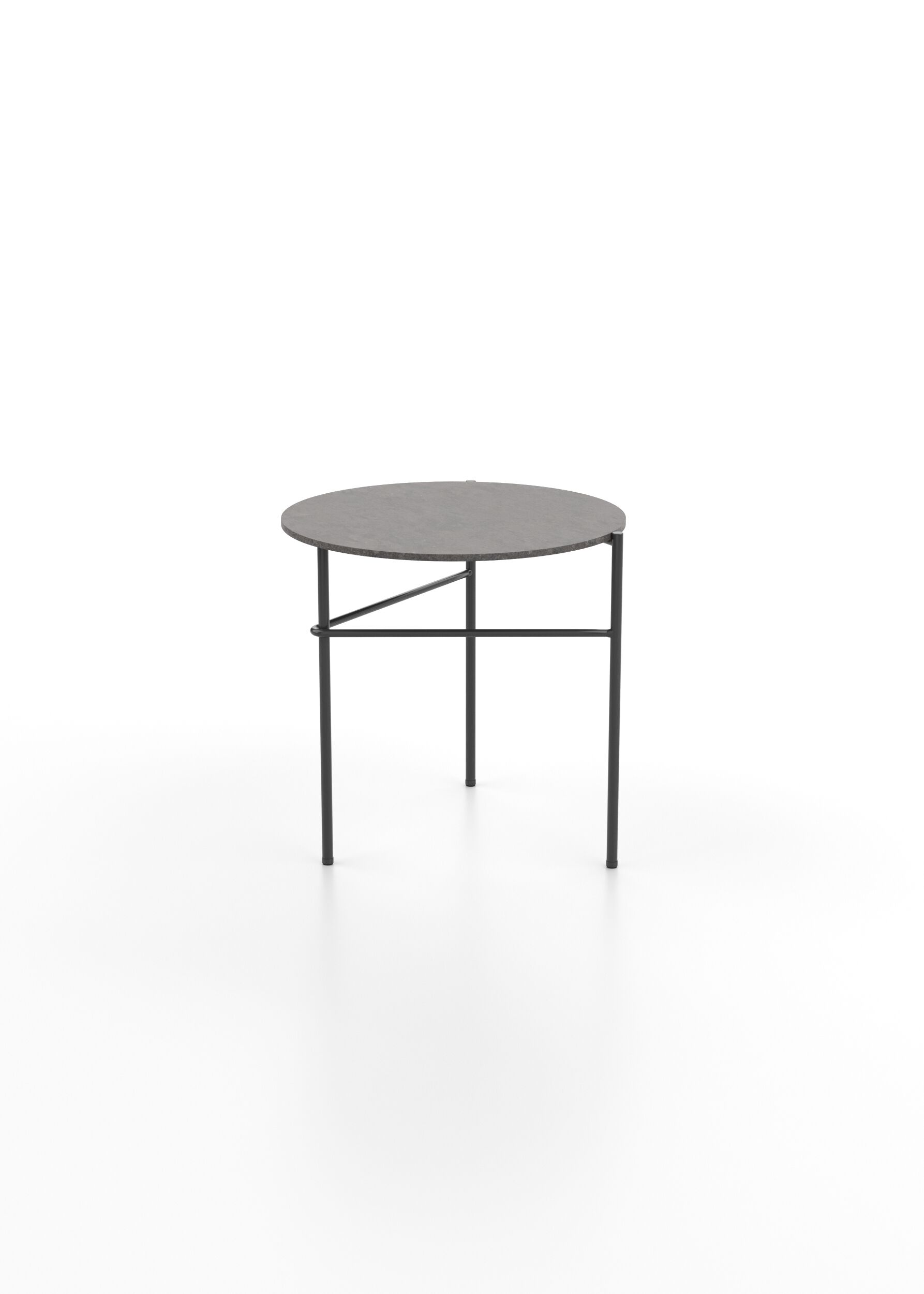 Круглый журнальный столик из Dekton® и стали Omelette Editions DOWNTOWN ARCH-00122819 - Вид №8