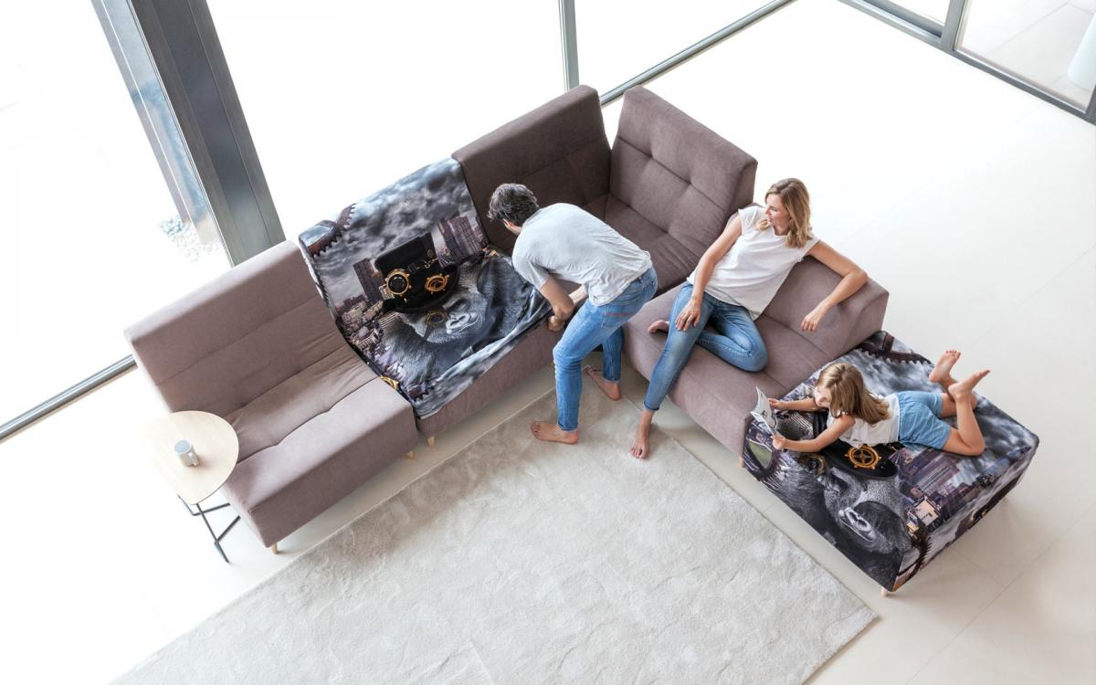 082042 Модульный диван Fama LuciPop Santreyd  - Вид №1