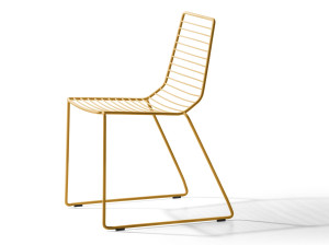 Стальной салазок штабелируемый садовый стул