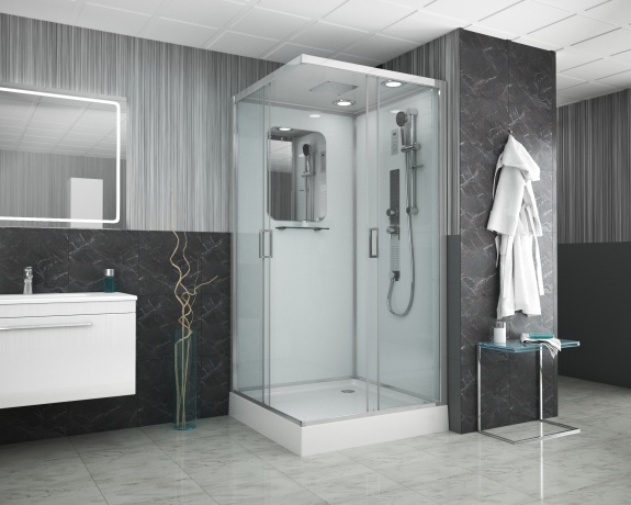 Душевая кабина NG-6002GQ (1000х1000х2100) Santreyd NG-6001-02GQ - Вид №1