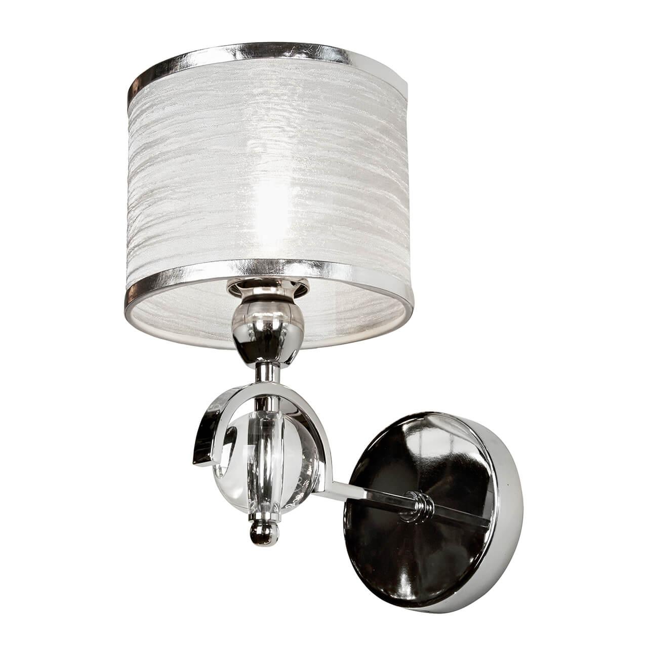 Бра настенное серебристое iLamp Chelsea Nickel W2400-1 ILAMP CHELSEA 00-3949141 Серебро - Вид №2
