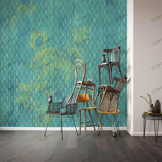 6042A-VD2A-Wild-Flamingo Фотообои Komar Infinity 2.5х2 м 6042AVD2AWILDFLAMINGO