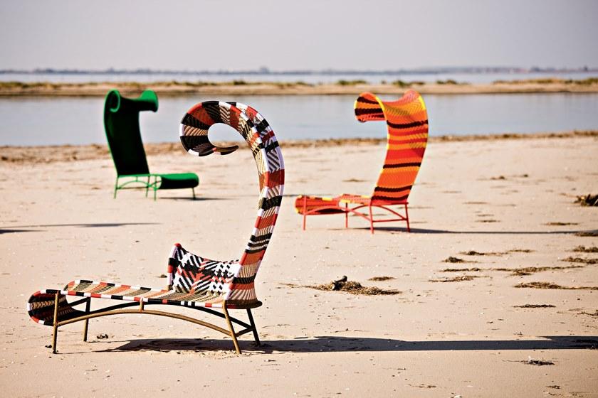 Moroso Садовая кушетка из цветных полиэтиленовых нитей M'afrique sun-id-1381407 - Вид №11