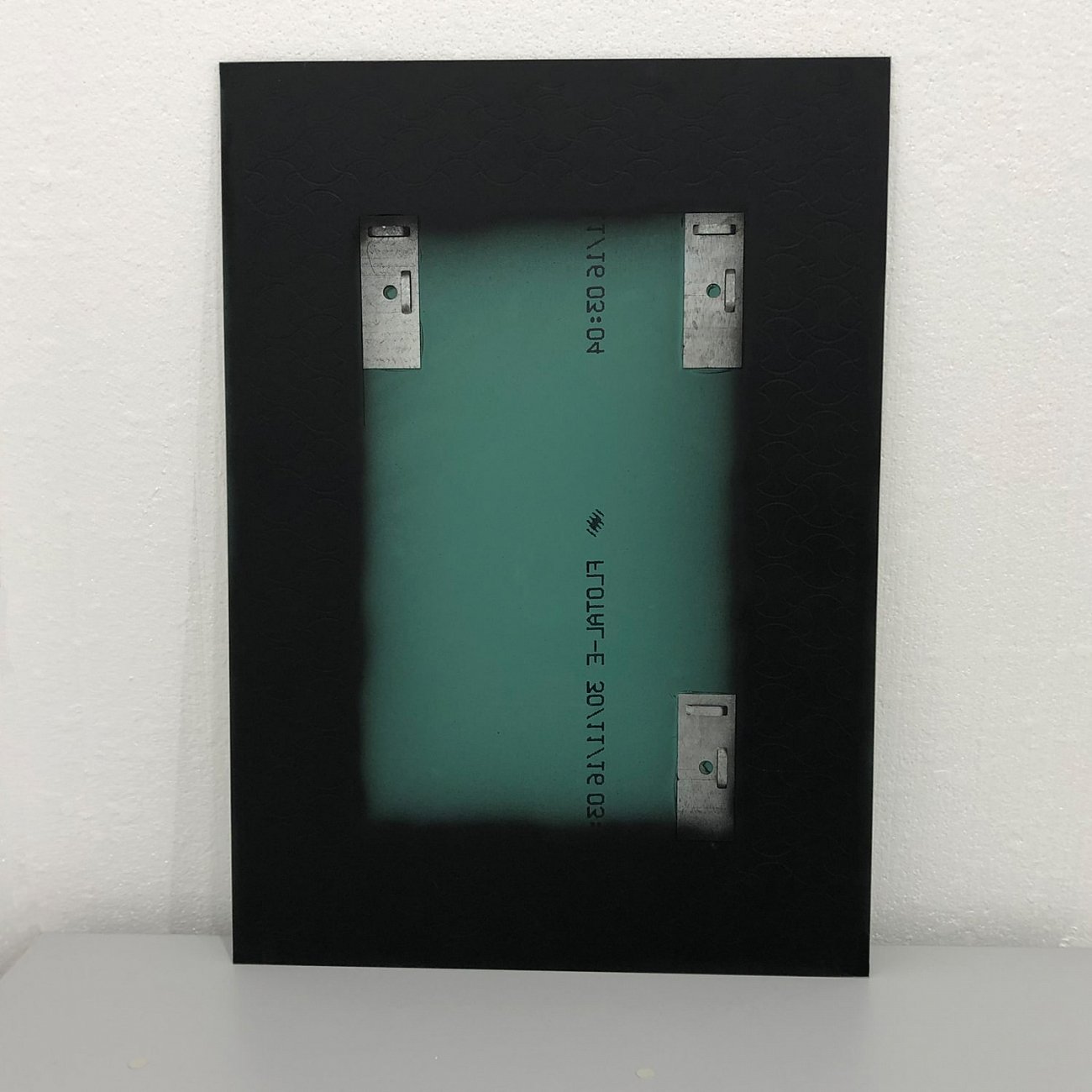 Зеркало прямоугольное с черным принтом "Ридл-2" GRAUM ДИЗАЙНЕРСКИЕ 304137 Зеркальный  - Вид №1