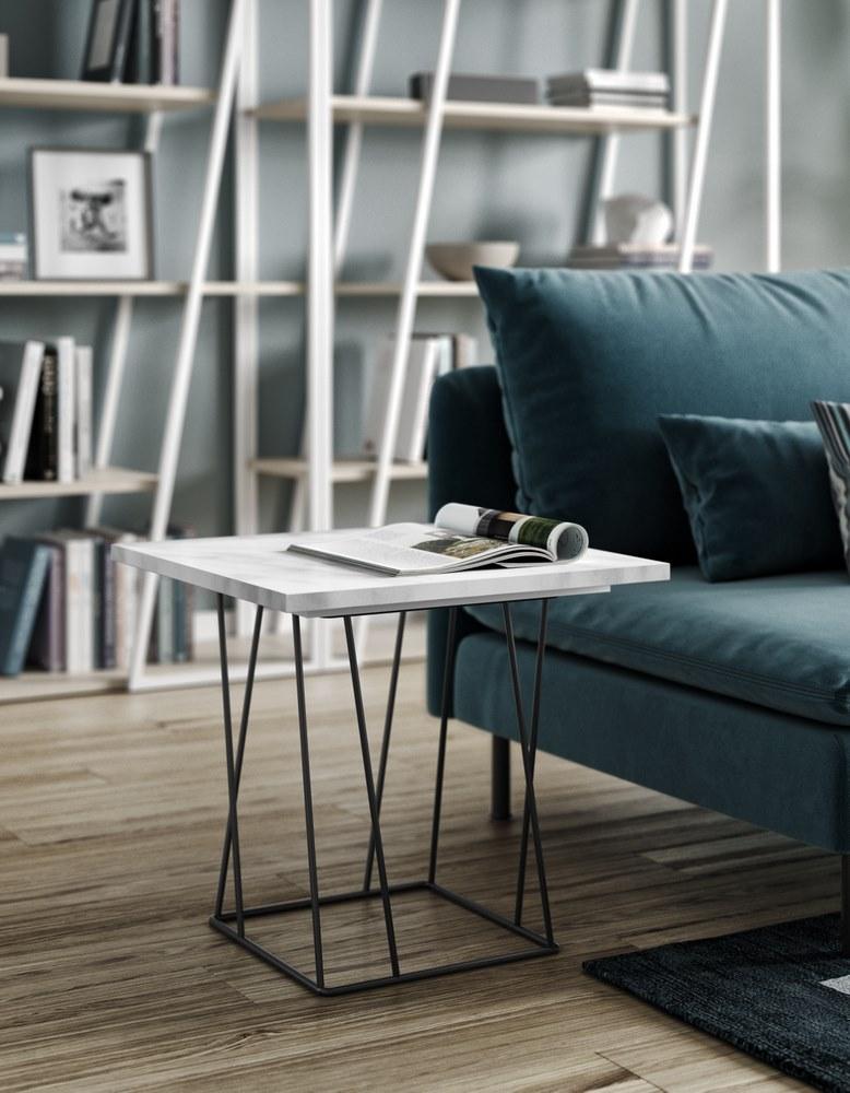 TemaHome Квадратный мраморный журнальный столик Helix sun-id-1494886 - Вид №5