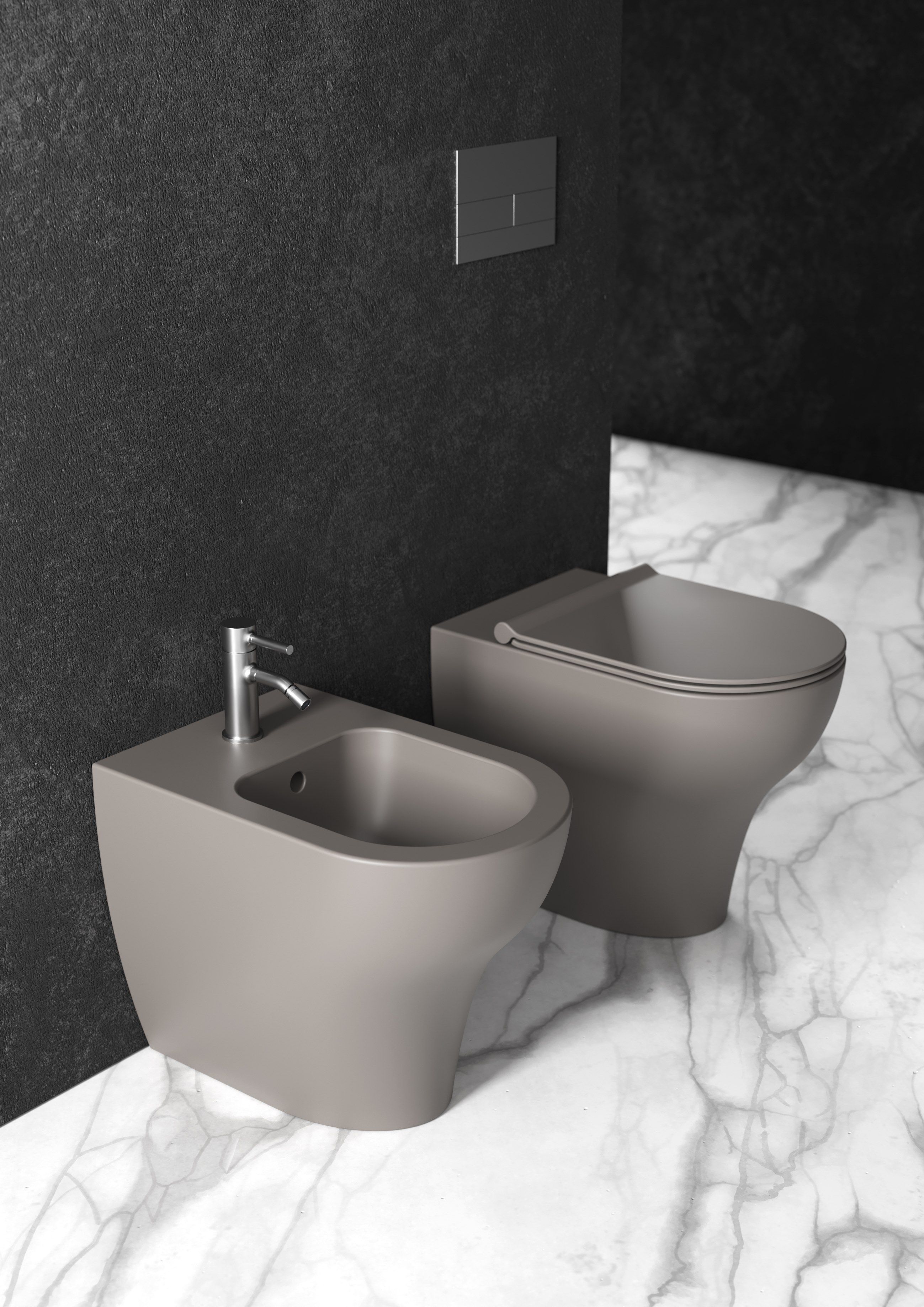 Напольное керамическое биде Alice Ceramica уникальная ARCH-00082763 - Вид №3