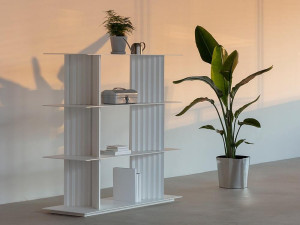 Стальная двухсторонняя Книжная полка