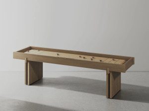 Деревянный прямоугольный стол для Шаффлборда