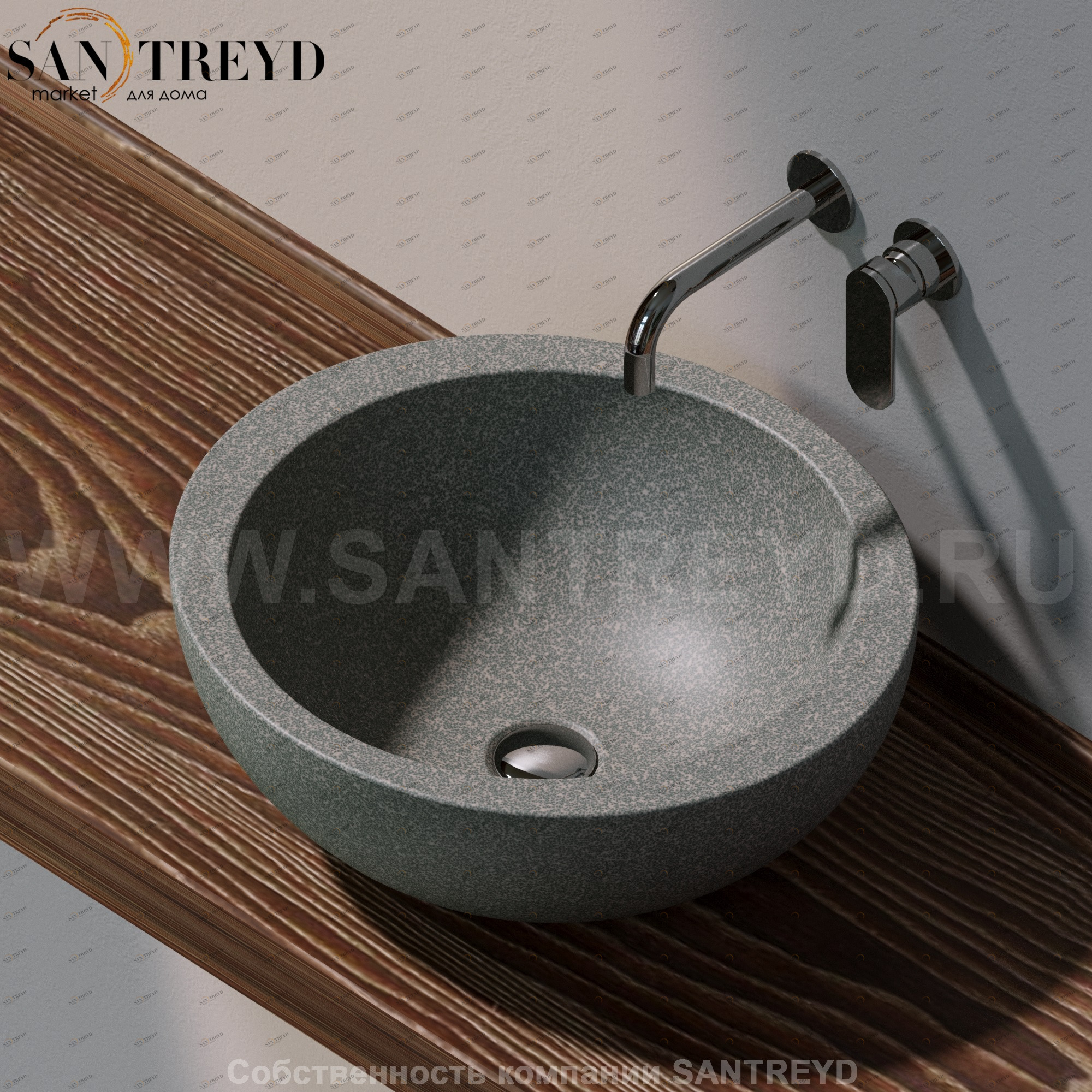 FT52L7037 Накладная раковина на столешницу  круглая Ceramica Flaminia Fonte