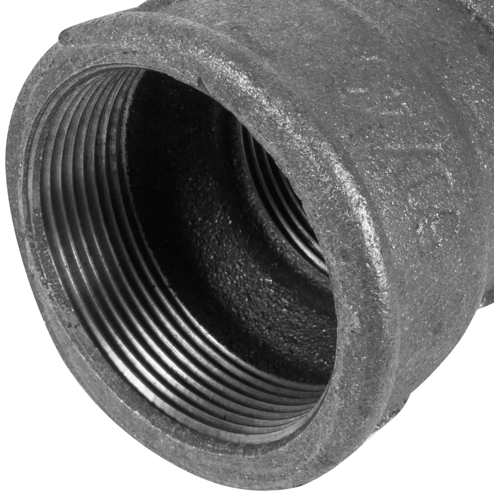 Муфта внутренняя резьба 1 1/2"х2" мм ковкий чугун цвет чёрный 15635842 STLM-2127401 Santreyd  - Вид №1