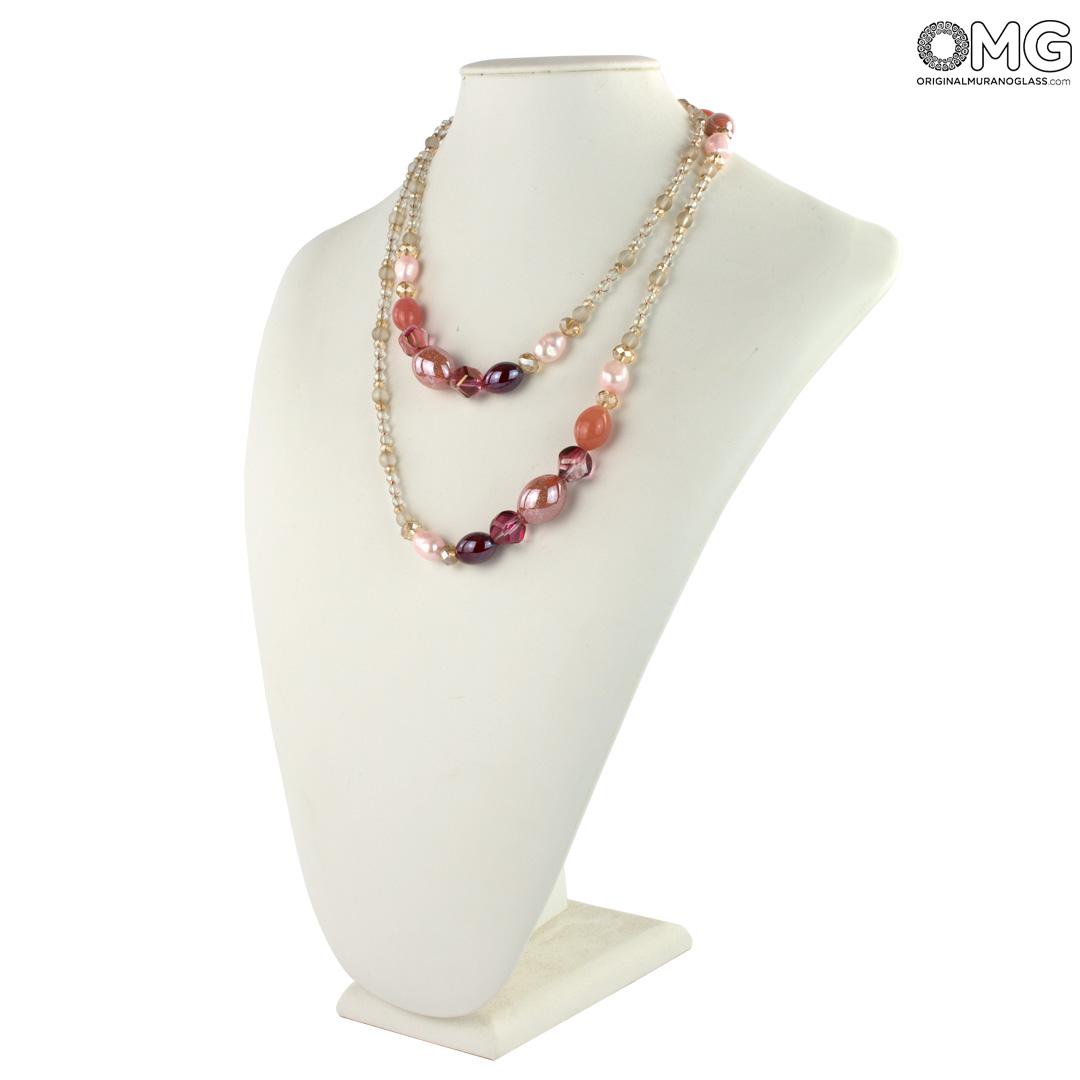 3962 ORIGINALMURANOGLASS Набор украшений Лепестки - Коллекция Antica Murrina - муранское стекло OMG  см  - Вид №1