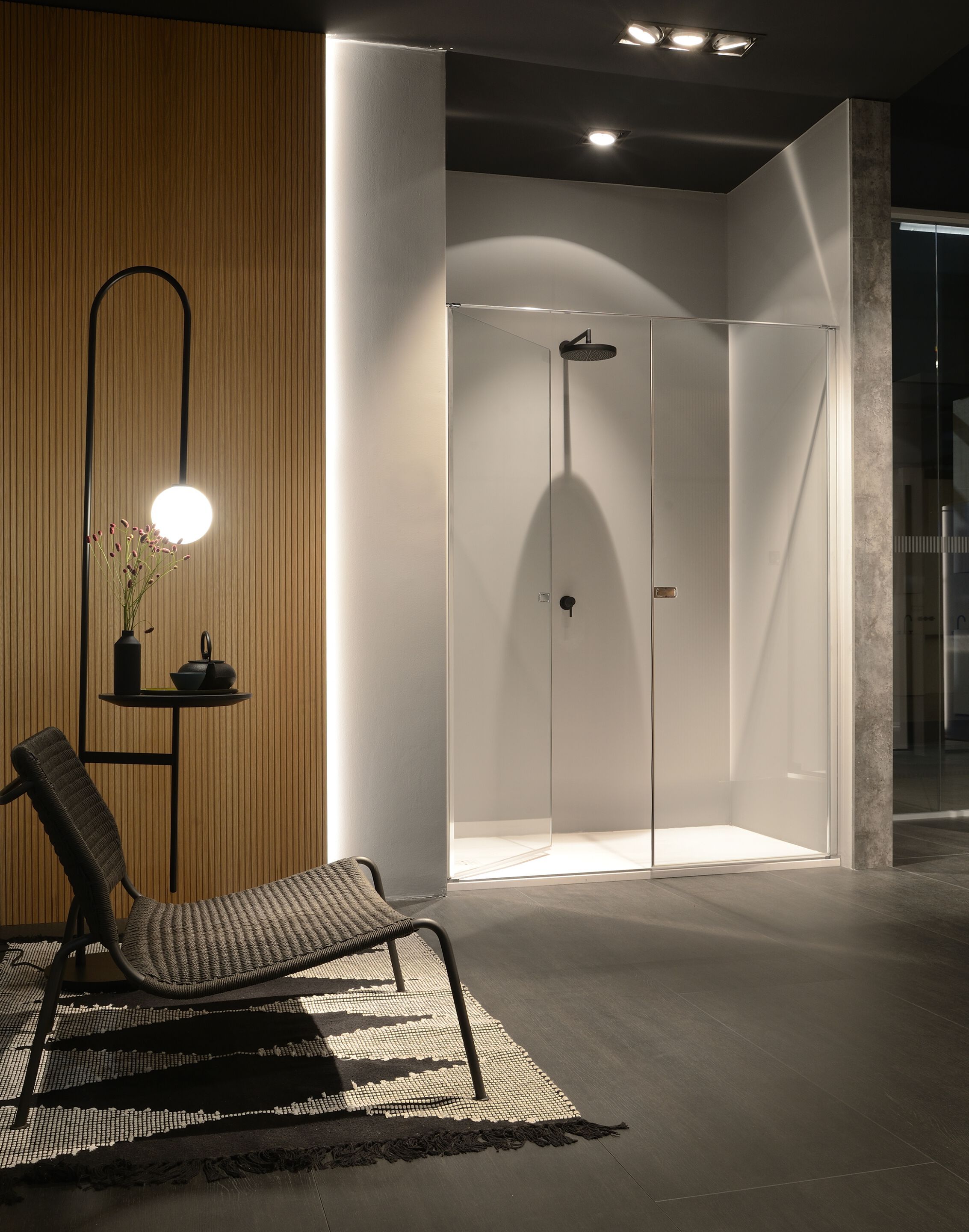 Душевая кабина в нише с распашной дверью Vismaravetro LINK ARCH-00139805 - Вид №8