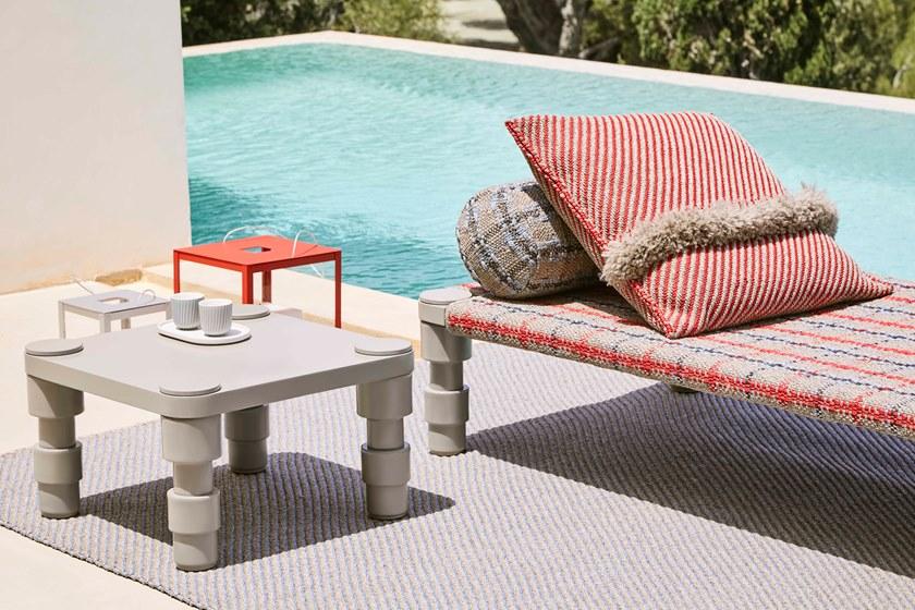 GAN Квадратный садовый стол из термо-лакированного алюминия Garden layers sun-id-1363882 - Вид №12