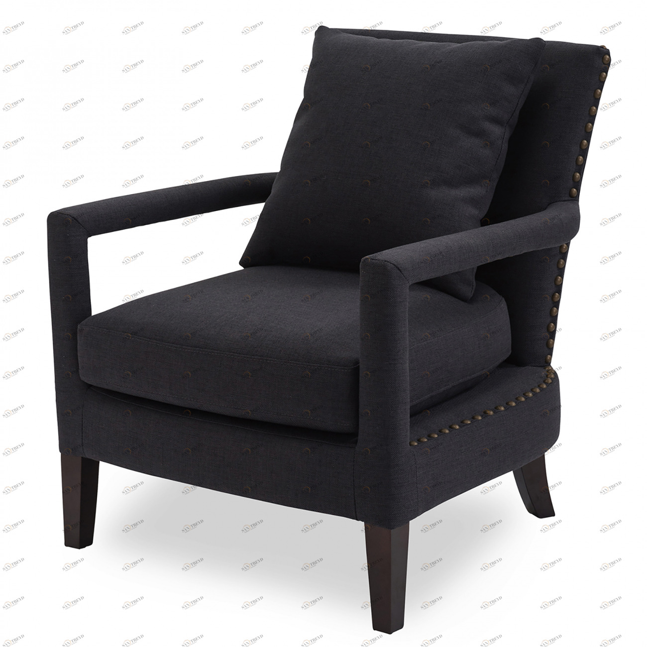 Стул Gregory от Eichholtz Чёрный EICHHOLTZ ДИЗАЙНЕРСКИЕ, EICHHOLTZ 062228 Черный 