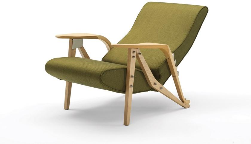 Zanotta Кресло с откидной спинкой из ткани или кожи Carlo mollino cm 2020 sun-id-1416659 - Вид №3