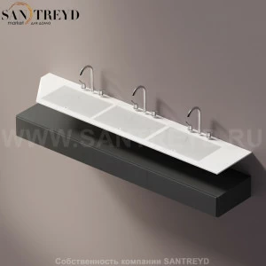 AELLN0AC32224ZZ Подвесная раковина настенная прямоугольная Agape Ell белая