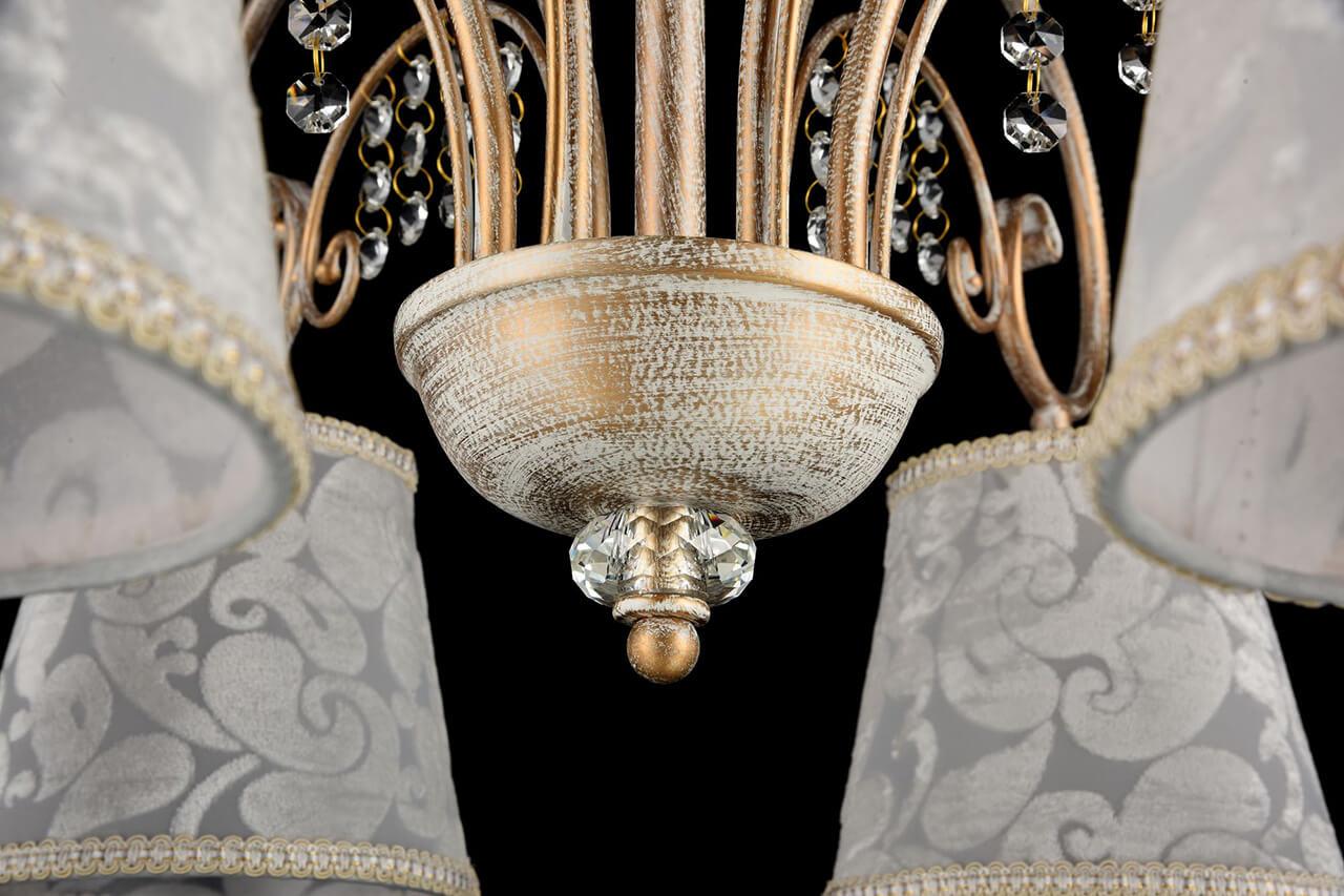 Подвесная люстра Freya Lorette FR2406-PL-08-WG FREYA ДИЗАЙНЕРСКИЕ, LORETTE 186131 Белый  - Вид №2