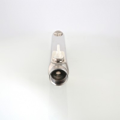 VTc.510.SS.060402 Коллектор из нержавеющей стали с межосевым расстоянием выходов 100 мм Valtec 1", 2 x 1/2"  - Вид №2