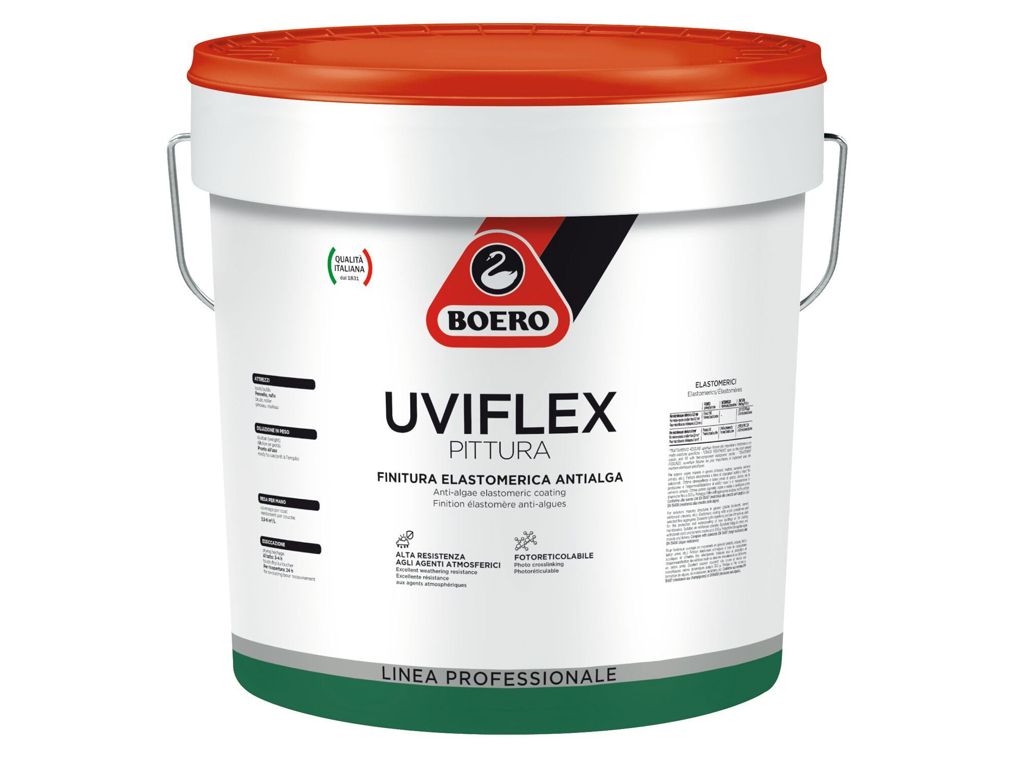 Кварцевая краска против водорослей Boero UVIFLEX PITTURA ARCH-00152784 - Вид №1