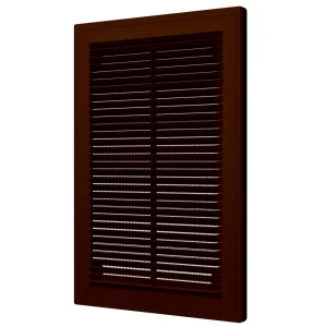 Вентиляционная решетка Fonet 200x300 мм пластик цвет коричневый