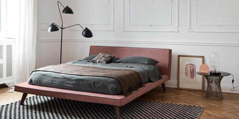 Gervasoni Кровать из мягкой ткани с обитым изголовьем Beds sun-id-1453310 - Вид №2