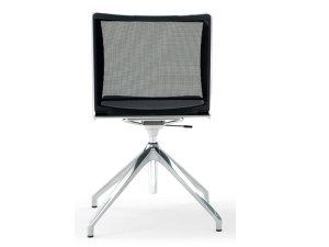 Офисное кресло с регулируемой высотой из полипропилена с 4 спицами