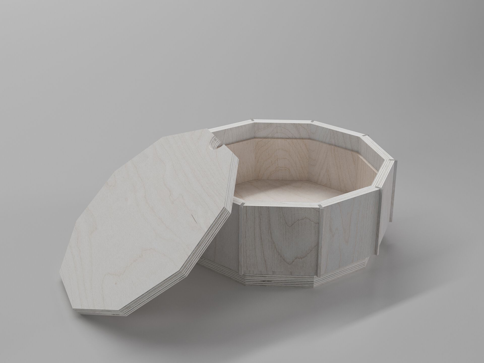 Низкий деревянный журнальный столик с отсеком для хранения VESTA FURNITURE барабаны ARCH-00080384 - Вид №2