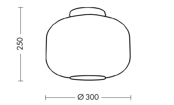 Потолочный светильник из дутого стекла Rossini Illuminazione Rigadin ARCH-00071538 - Вид №2