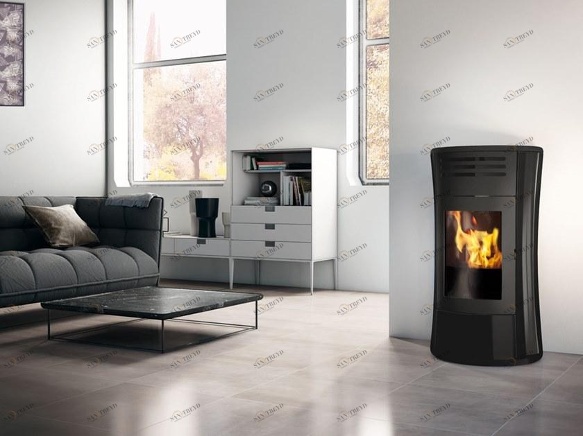 EDILKAMIN Стеклянная печь на гранулах sun-id-1371263