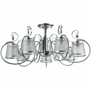 Потолочная люстра Freya Simone FR2020-CL-07-CH FREYA ДИЗАЙНЕРСКИЕ, SIMONE CHROME 183610 Серый