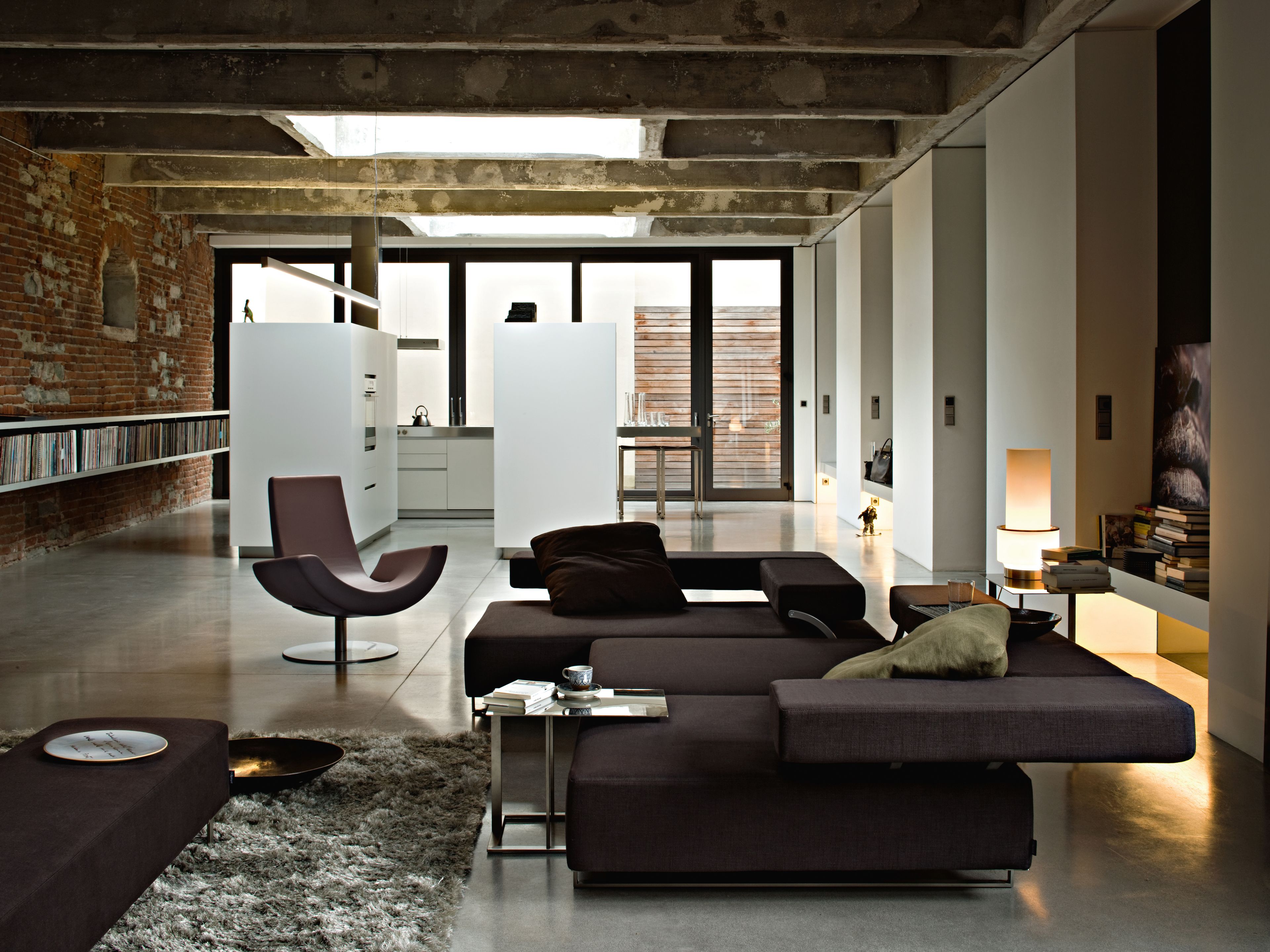 Секционный диван из ткани Arketipo ARCH-00144959 - Вид №1