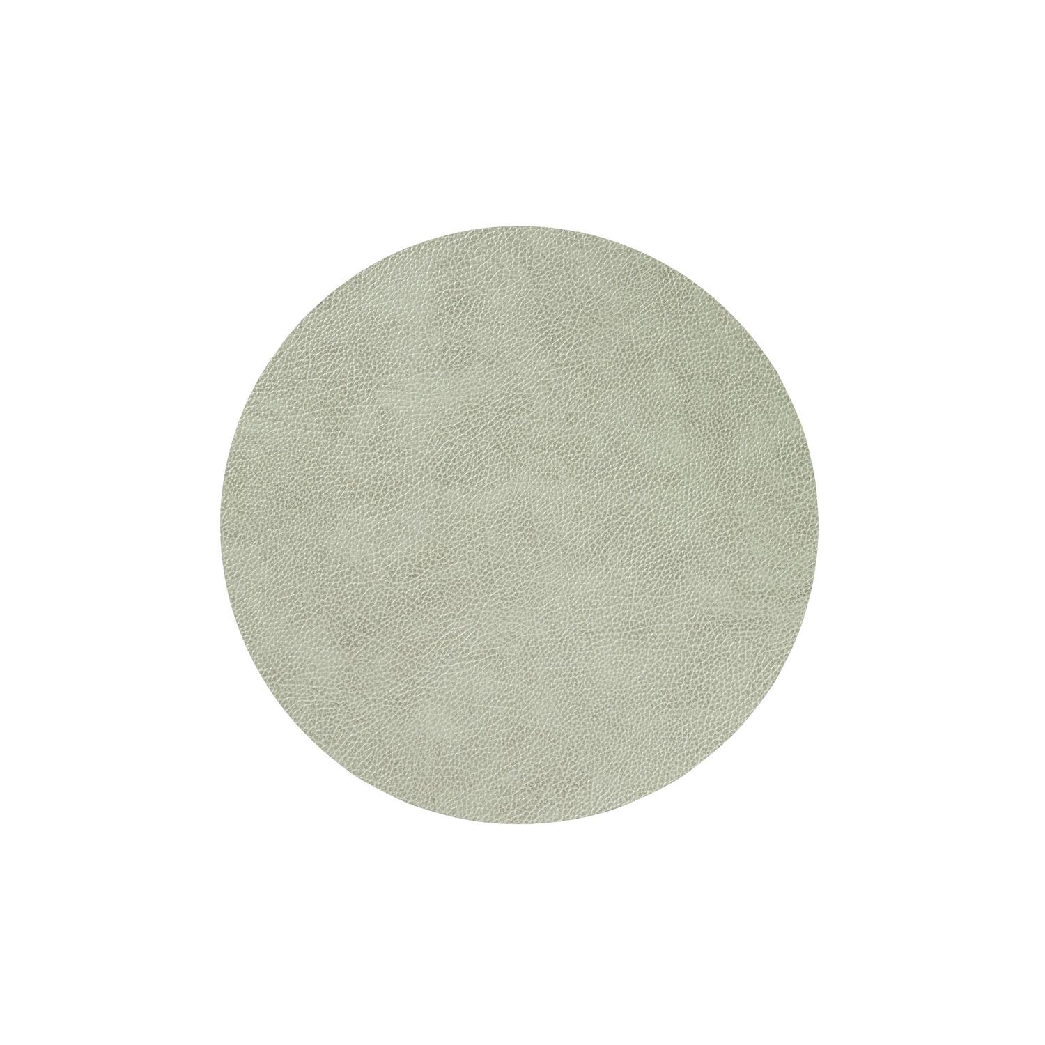 983550 HIPPO olive green подстановочная салфетка круглая, диаметр 24 см, толщина 1,6 мм;LIND DNA 