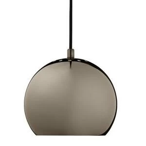 Лампа подвесная Ball, темный хром, глянцевое покрытие