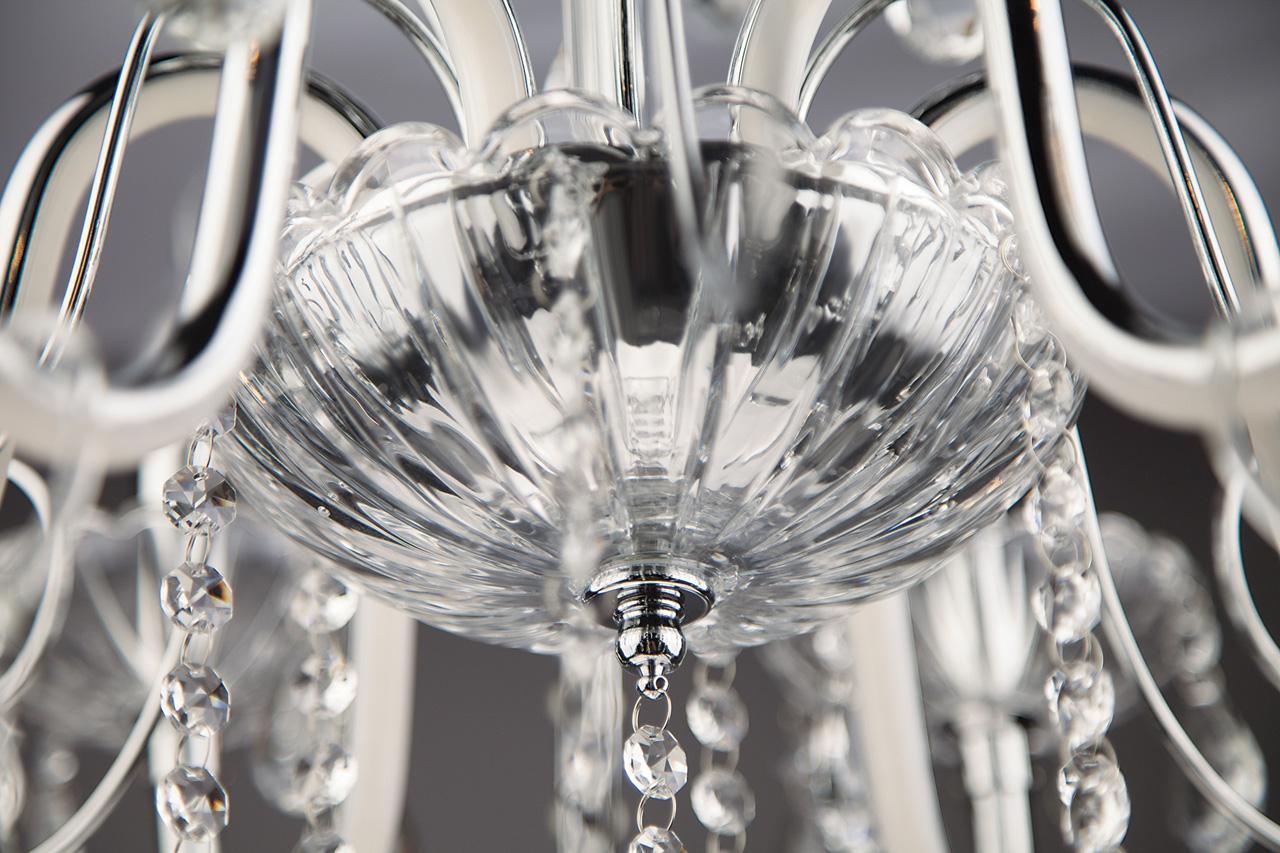 Подвесная люстра Bogates Liberty 411/6 Strotskis BOGATES ДИЗАЙНЕРСКИЕ, LIBERTY 186772 Хром  - Вид №2