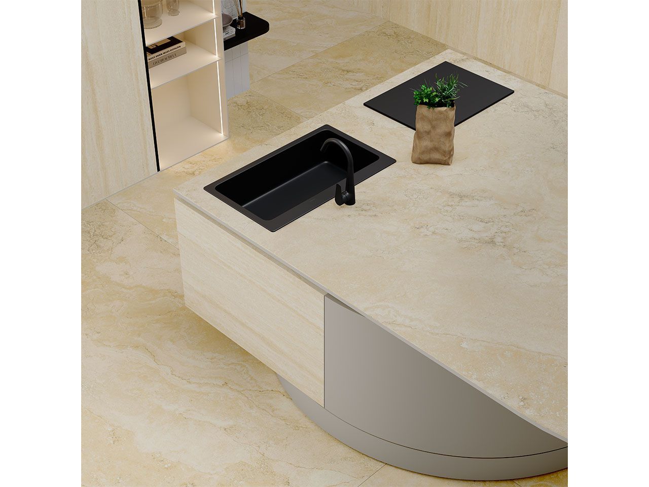 Отделка мебели / столешницы из керамогранита Kaleseramik плиты ARCH-00149986 - Вид №1