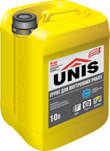 Грунтовка Юнис для внутренних работ 10л Unis 4504 - Вид №1