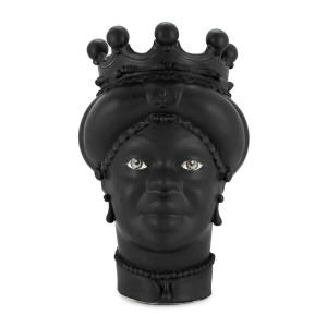 201072-BT ABHIKA ВАЗА MORO LADY ALL BLACK BLACK MAT