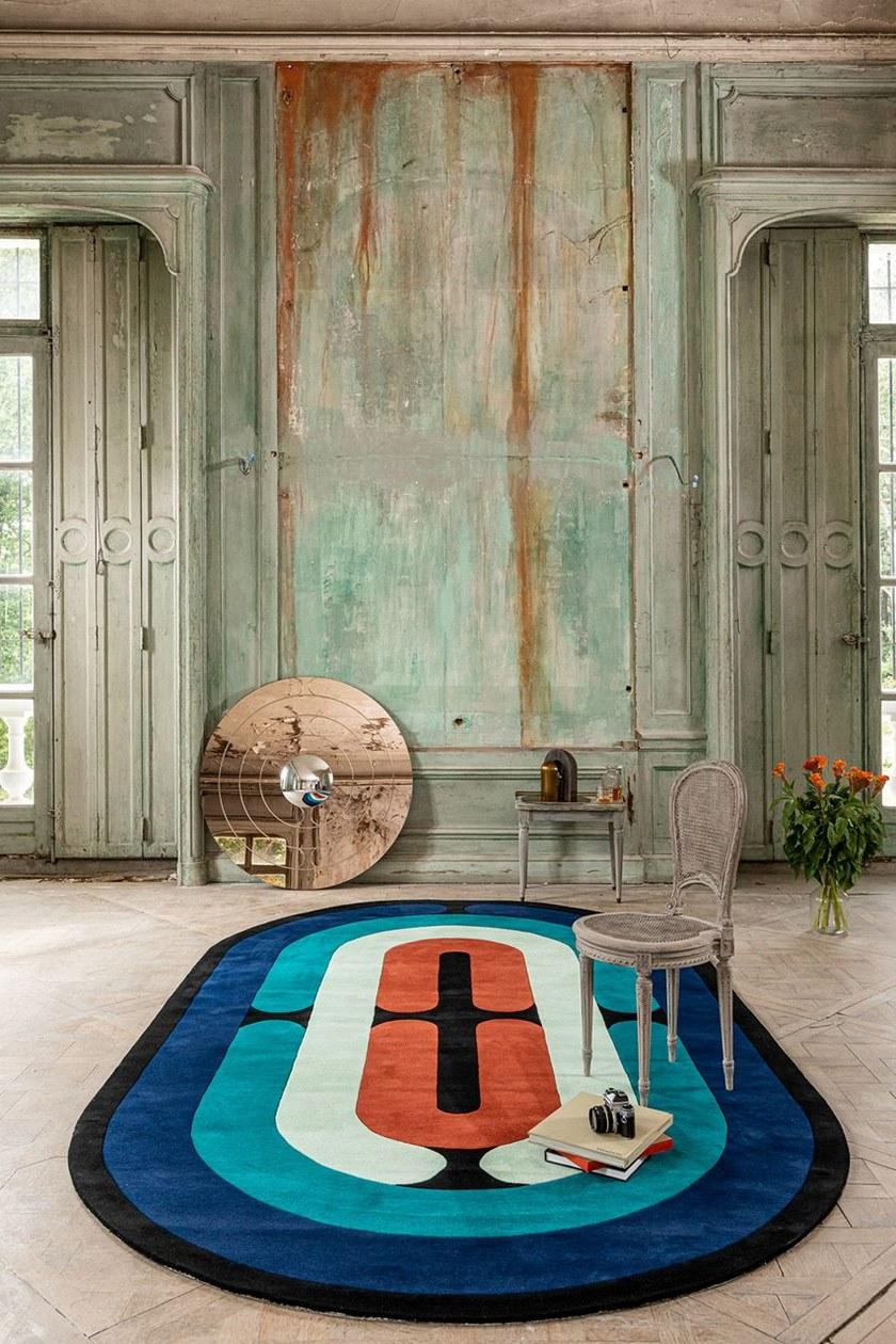 Diacasan Edition Овальный коврик ручной работы из шерсти Christian signorel sun-id-1369522 - Вид №2