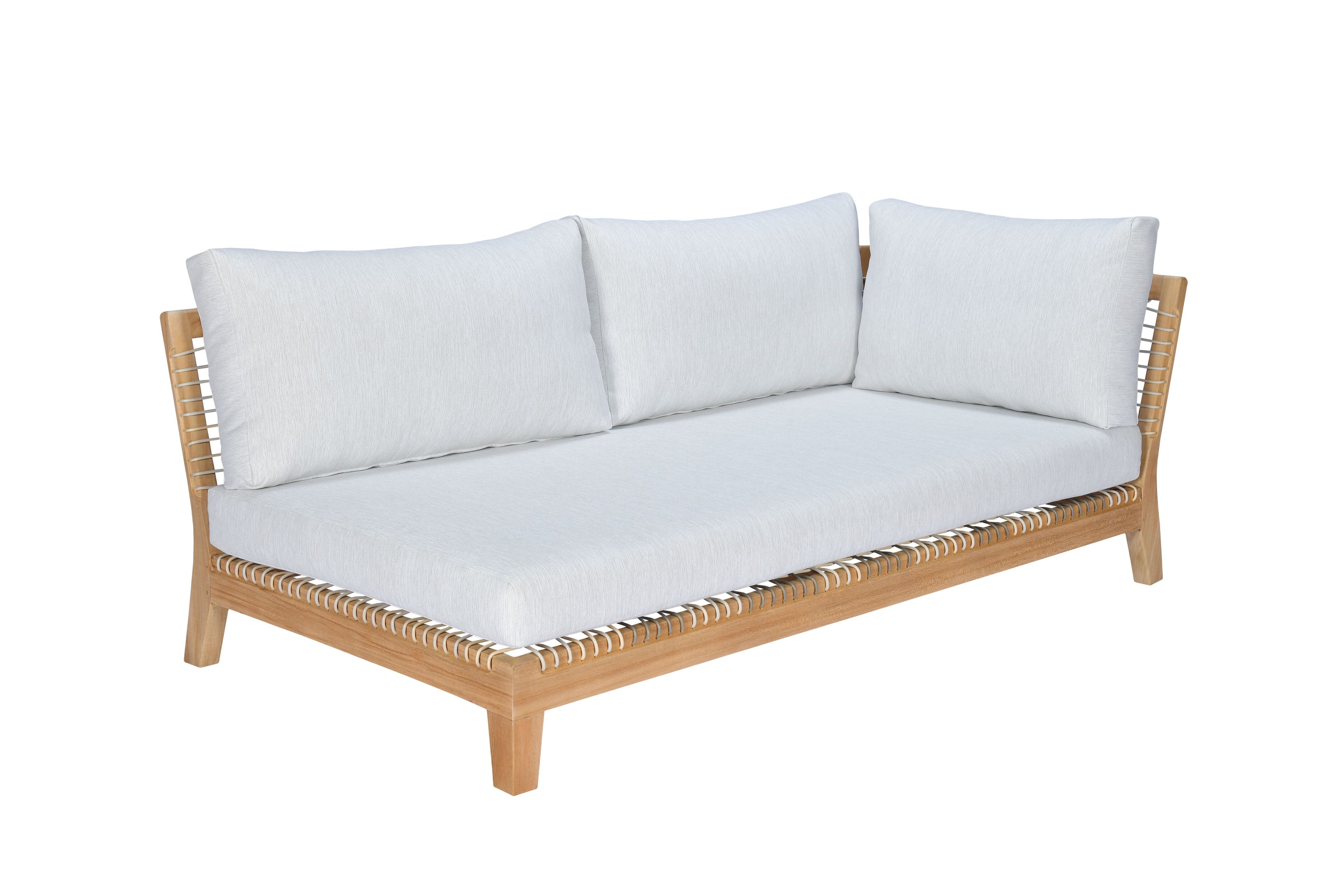 Правый / левый модуль для секционного дивана из тикового дерева cbdesign Венская модульная ARCH-00096006 - Вид №26