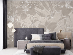 Обои с цветочными мотивами